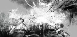 Aludibondbild ABSTRACT BLACK &