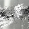 Aludibondbild ABSTRACT WAVES