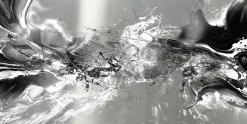 Aludibondbild ABSTRACT WAVES