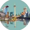 Aludibondbild DÜSSELDORF