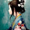 Aludibondbild GEISHA I