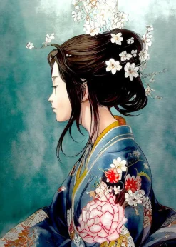 Aludibondbild GEISHA I