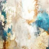 Aludibondbild GOLD AND BLUE II