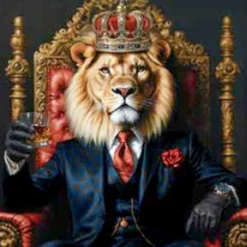 Aludibondbild LION KING V