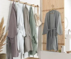Bademantel MUSSELIN L/XL