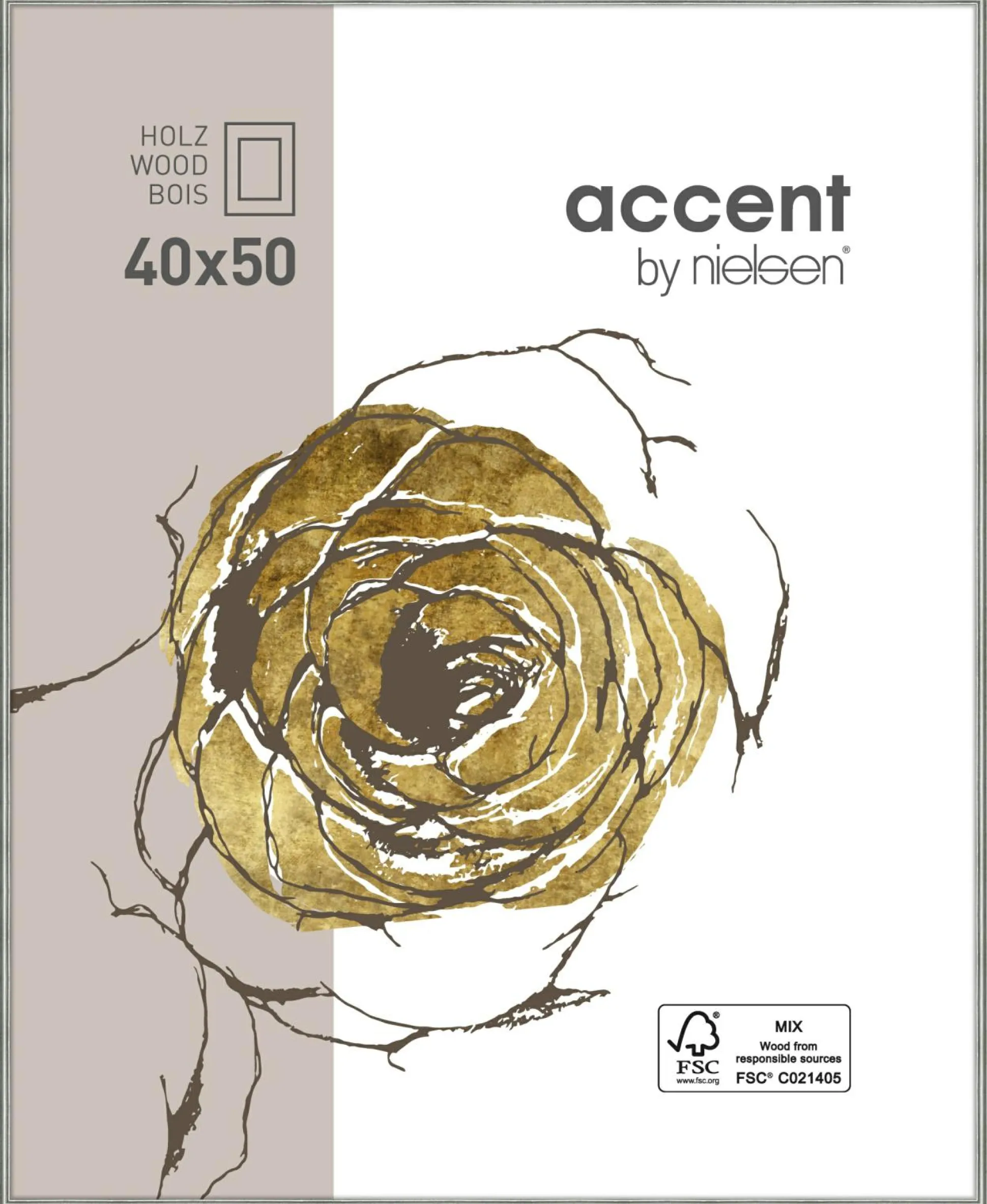 Bilderrahmen silber ASCOT