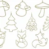 Christbaumschmuck Hänger WALDTIERE