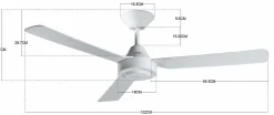 Deckenventilator CALYPSO