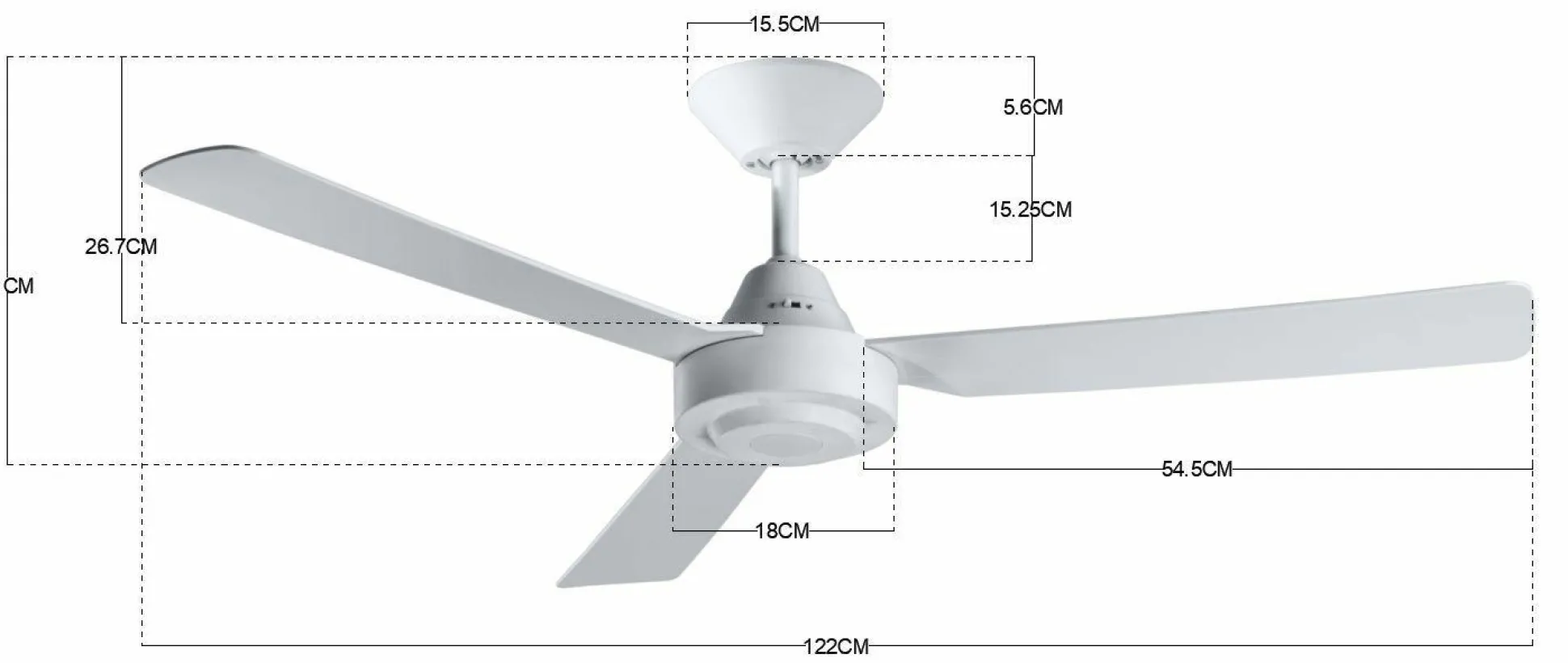Deckenventilator CALYPSO