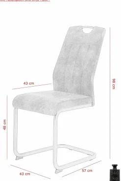 Freischwinger 4er Set