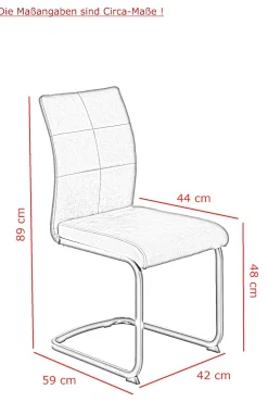 Freischwinger PIA 2er Set