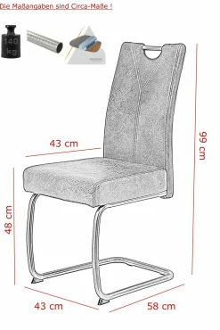 Freischwinger SOPHIA S 2er Set