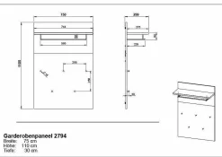 Garderobe FREMONT