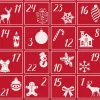 Geschirrtuch XMAS Adventkalend
