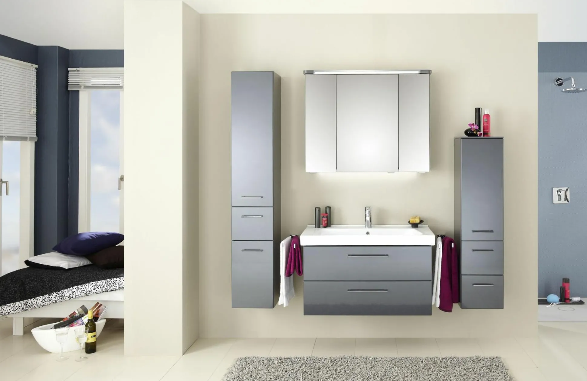 Hochschrank Aquarell PRAG