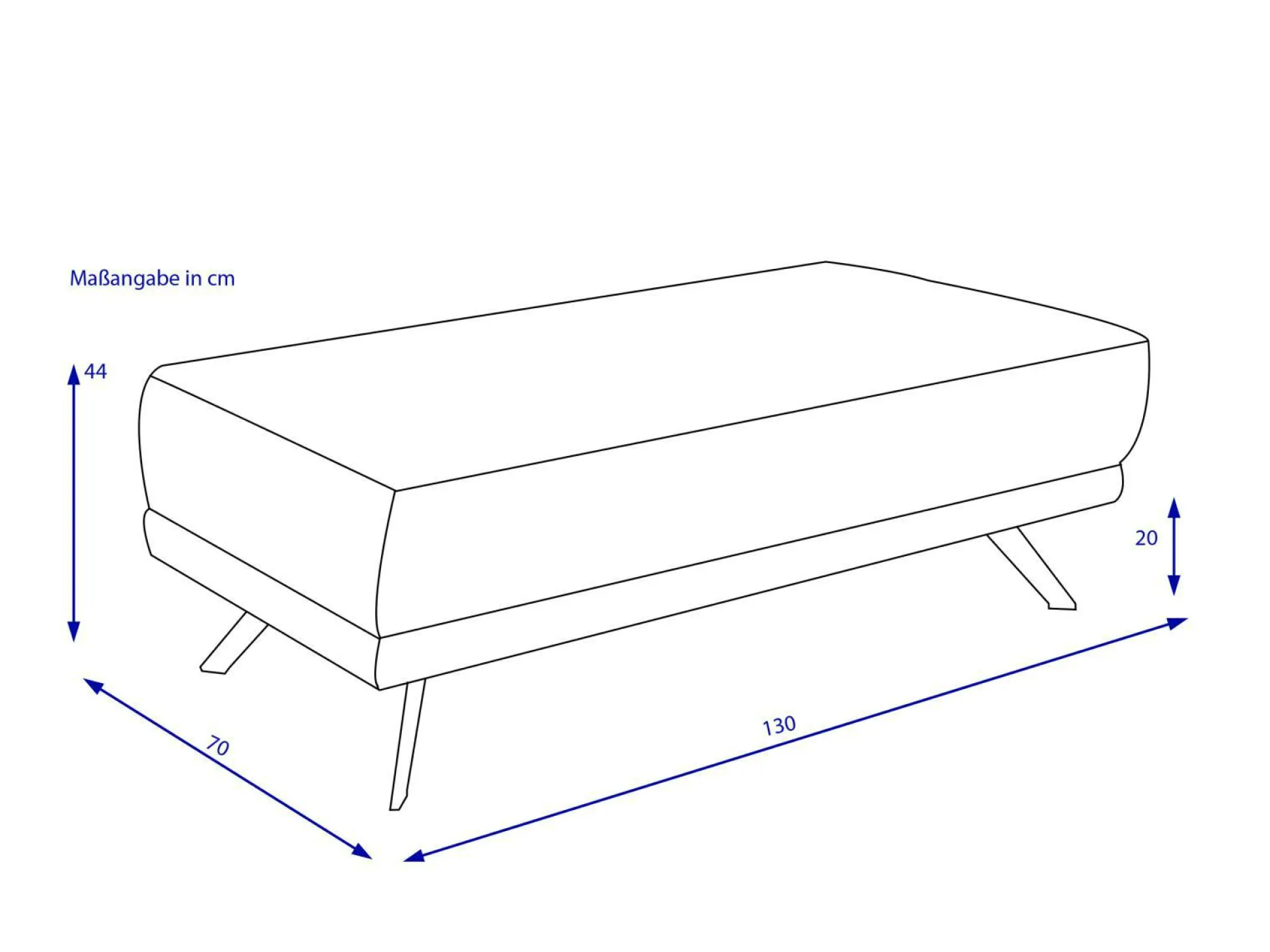 Hocker SYSTEMPOLSTER XXL MAXINE