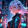 Keilrahmenbild MANGA GIRL I