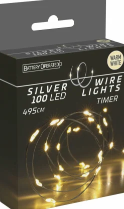 Lichterkette DRAHT 100 LED