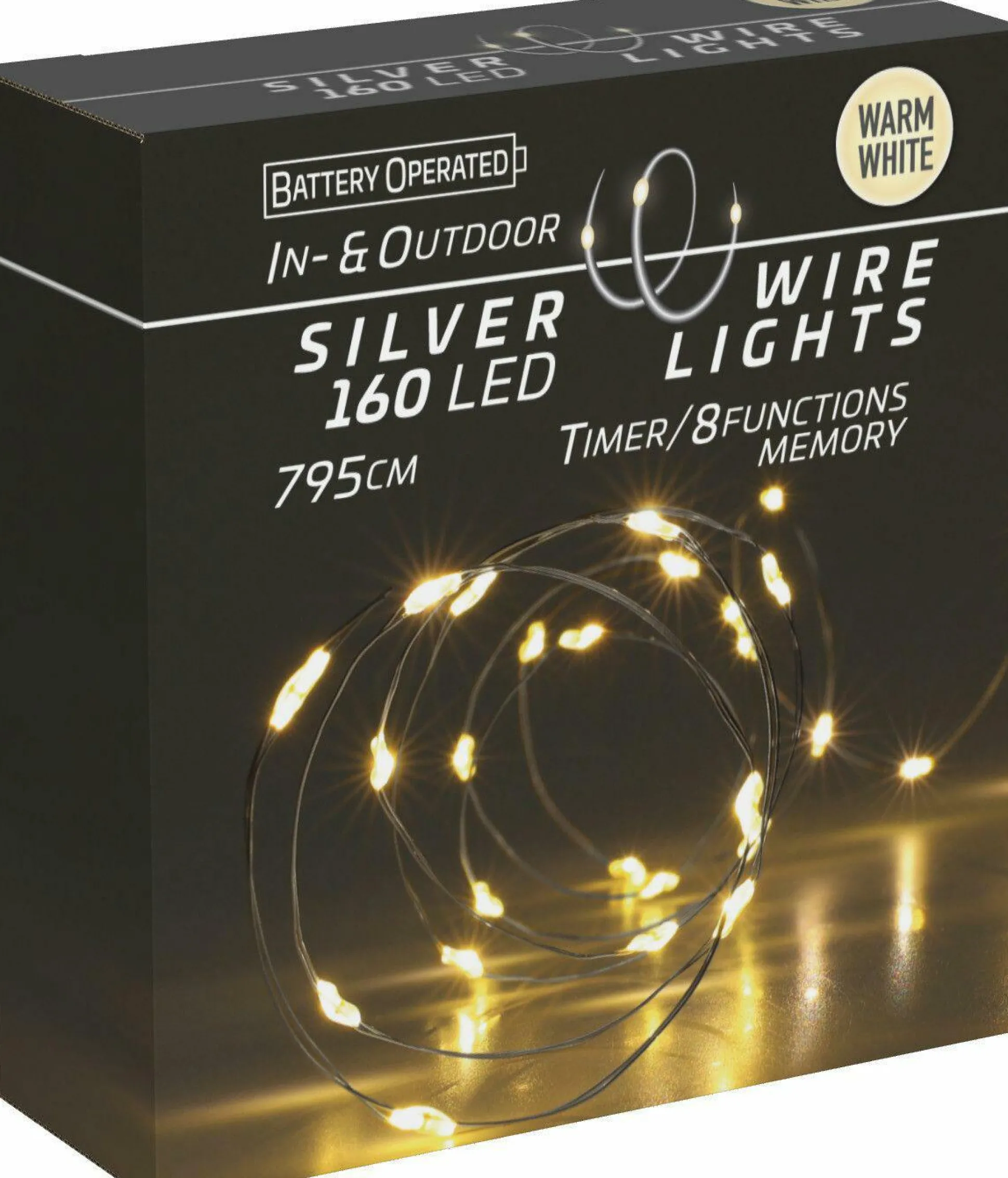 Lichterkette DRAHT 160 LED