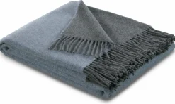 Plaid blau-grau