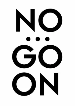 Poster NO...GO ON