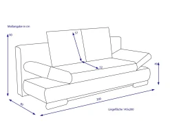 Schlafsofa Elastoform RACHEED