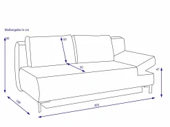 Schlafsofa Elastoform ROSI