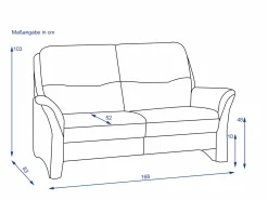 Sofa 2,5 Sitzer SP PUNTA
