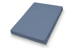 Spannbettlaken Jersey blau
