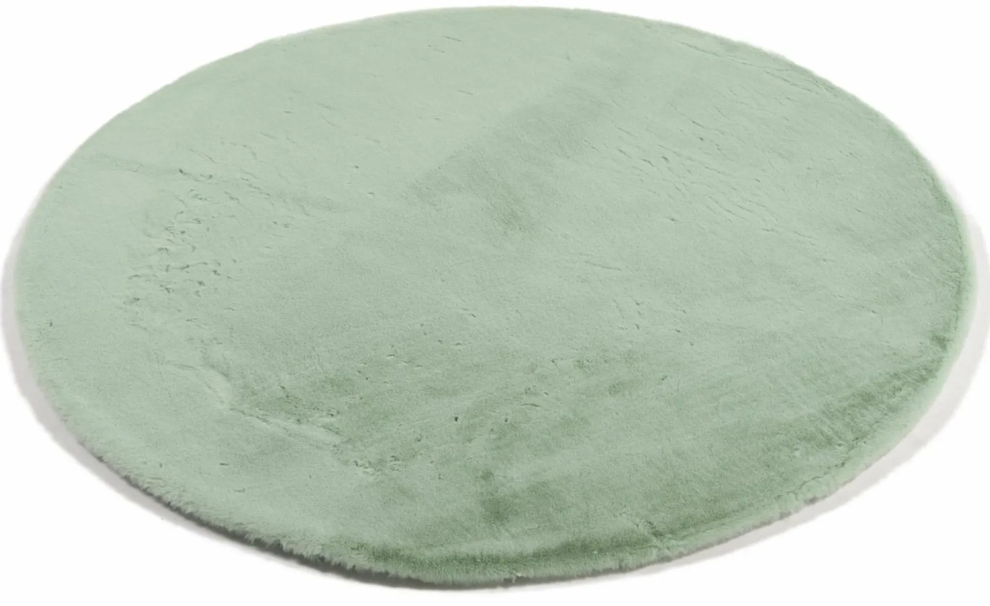 Teppich PLUSH rund grün