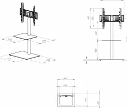 TV-Standfuß ALANI