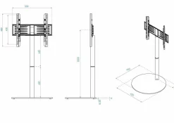 TV-Standfuß CIRLA
