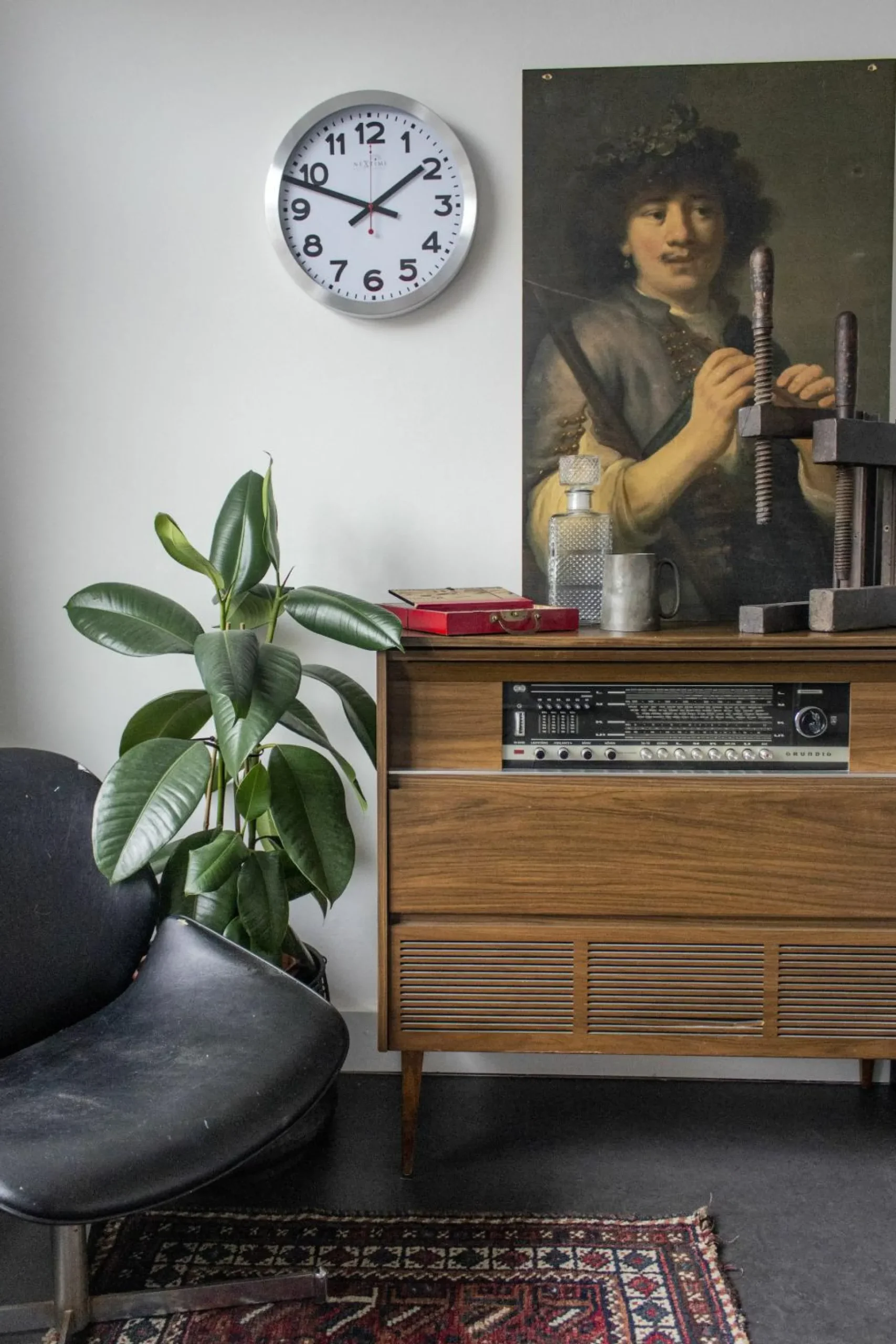 Wanduhr NEXTIME STATION RADIO CONTROL