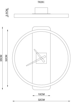 Wanduhr SUSSY