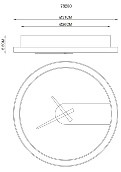 Wanduhr SUSSY