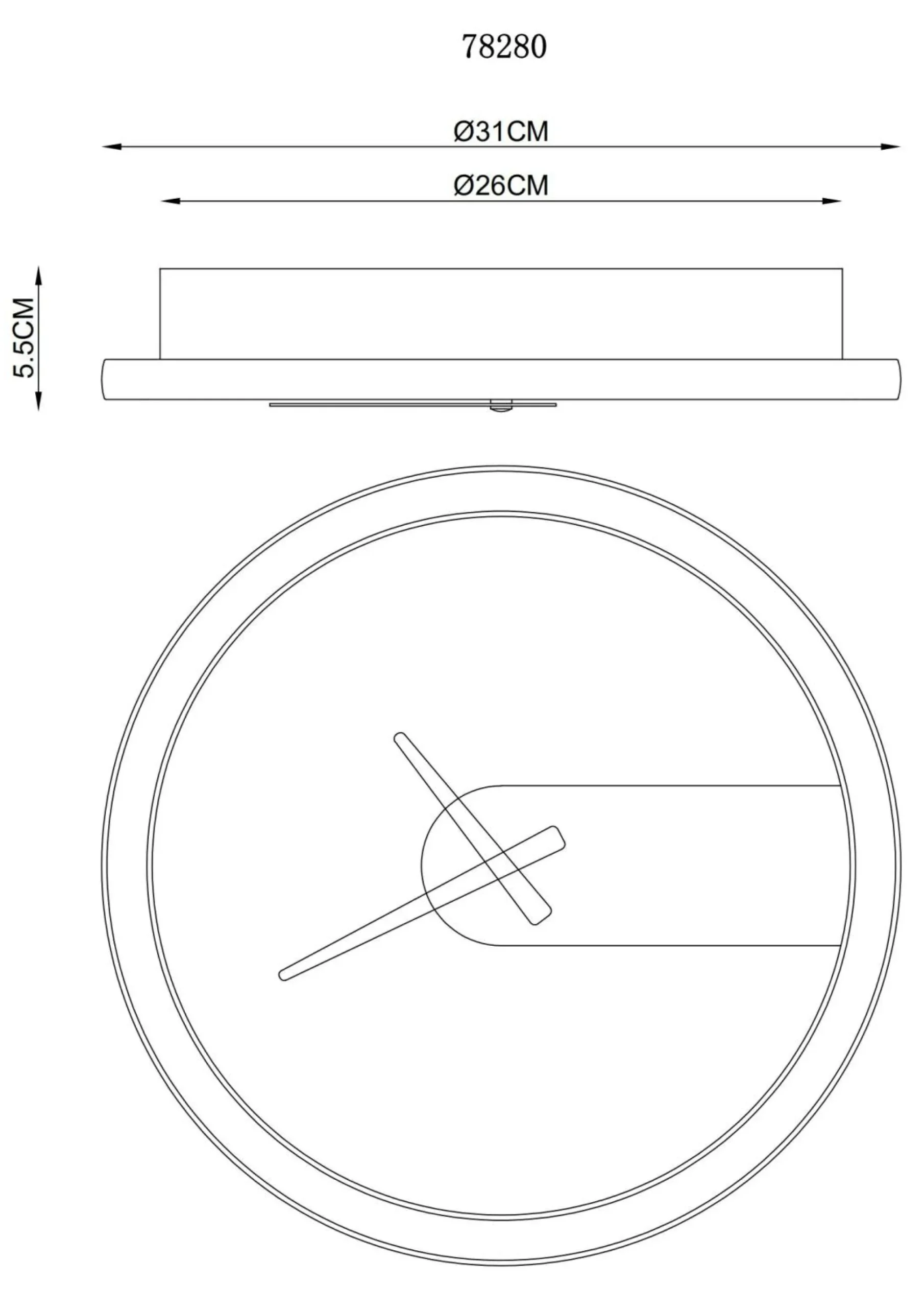Wanduhr SUSSY