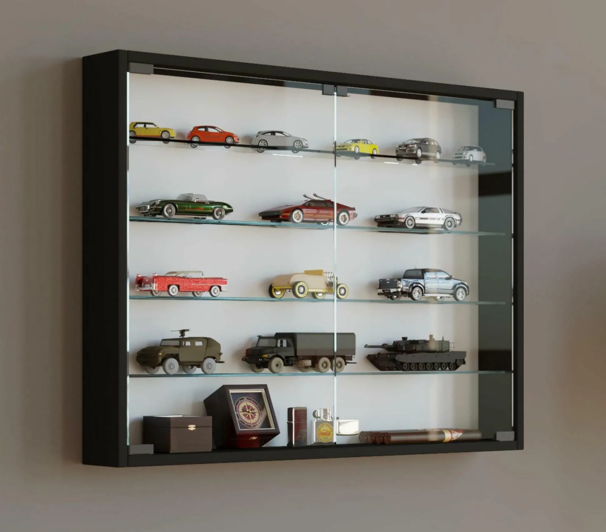 Wandvitrine MANDOSA L