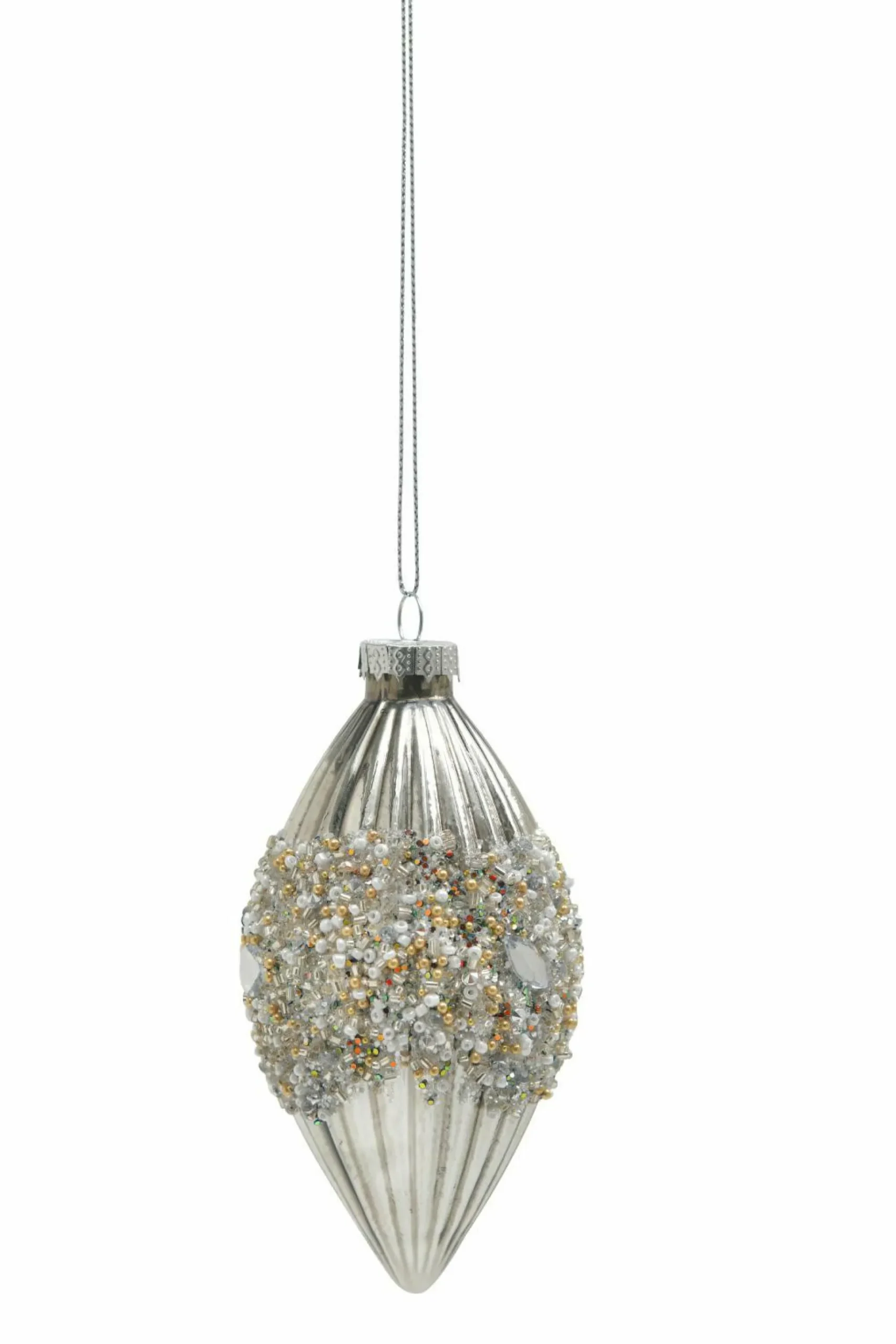 Weihnachtskugel Zapfen PEARLS