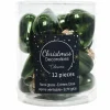 Weihnachtskugel-Box Herzen PINIENGRÜN