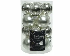 Weihnachtskugel-Box SILBER