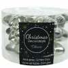 Weihnachtskugel-Box Sterne SILBER