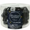 Weihnachtskugel-Box Sterne SCHWARZ