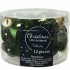Weihnachtskugel-Box Sterne PINIENGRÜN