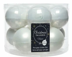 Weihnachtskugel-Box WINTERWEISS