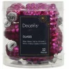 Weihnachtskugel-Box Zapfen FESTLICH ROSA