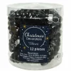 Weihnachtskugel-Box Zapfen SCHWARZ